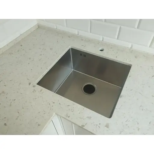 Мойка кухонная Nett NS-5045 из нержавеющей стали 50 см под столешницу 1.5 мм. - фото 6