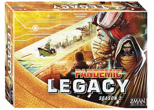 Настільна гра Z-MAN GAMES Пандемія: Спадщина. Сезон 2 (жовта коробка) (Pandemic Legacy: Season 2 (Yellow Version)) (англ.) (ZM7173)