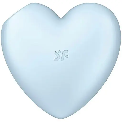 Вакуумный стимулятор Satisfyer Cutie Heart Голубой ваш маленький секрет интимного удовольствия - фото 5