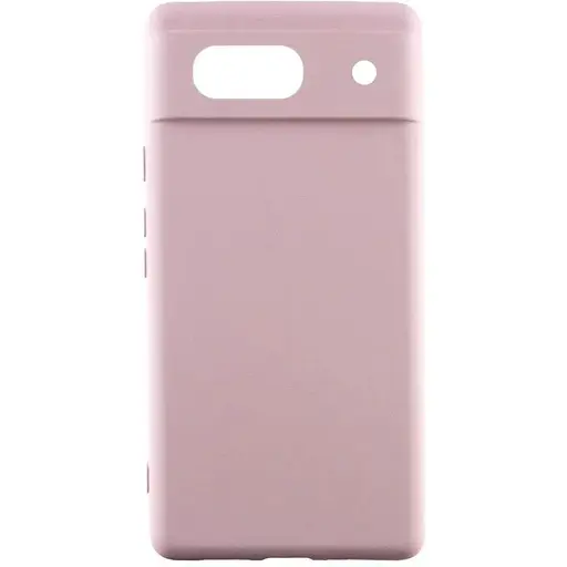 Чехол Lakshmi Silicone Cover Full Camera (AAA) для Google Pixel 7a Розовый / Pink Sand