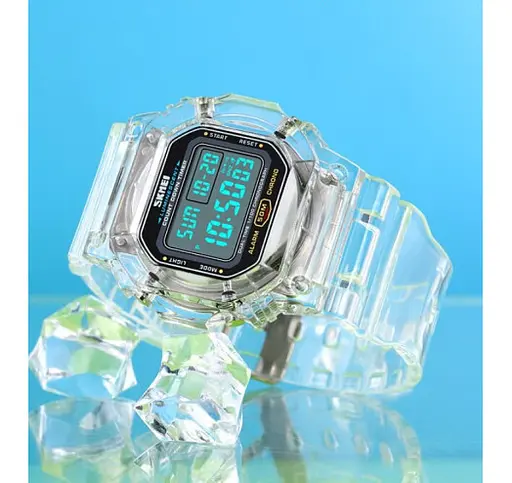 Женские наручные спортивные часы Skmei 1999 (Белый) - фото 5