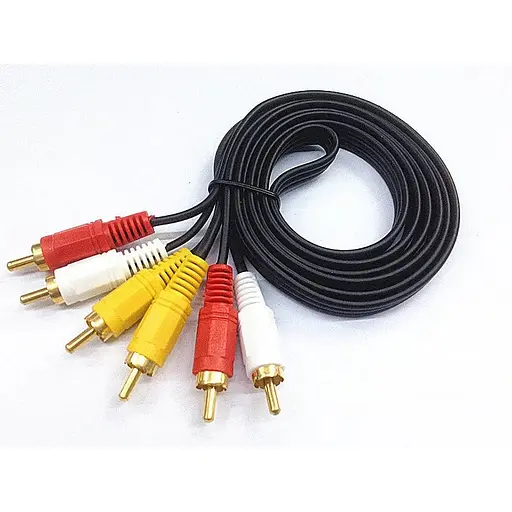 Кабель GRAND Audio Video 3 x RCA папа 3 x RCA папа тюльпаны тюльпаны 1.5 м