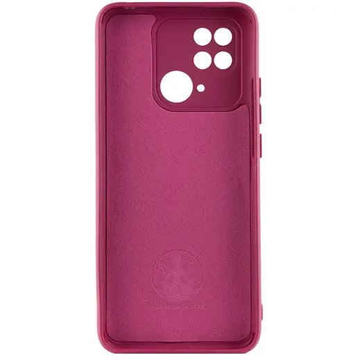 Чехол Silicone Cover Lakshmi Full Camera (A) для Xiaomi Poco C40 Бордовый / Marsala - фото 2