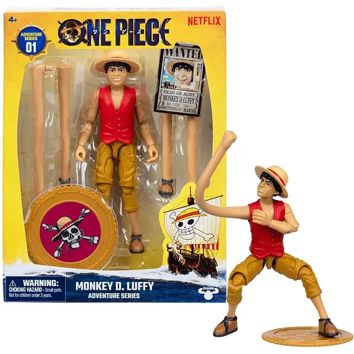 Коллекционная фигурка Moose One Piece Luffy с артикуляцией (63313) - фото 1
