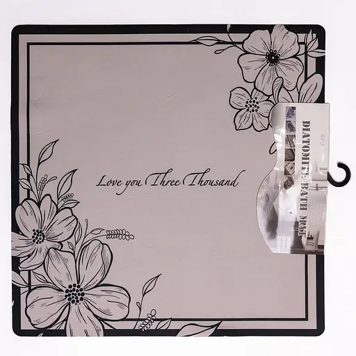 Захисний килимок на пральну машину з діатоміту Love you Three 58×58 (см) килимок для ванної кімнати Yiwu HP-42-3