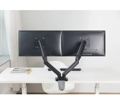 Кронштейн настільний для двох моніторів 17-32 дюйми OfficePro OPSMA-502 Black - фото 9