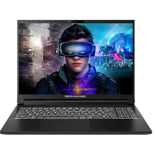 Ноутбук Dream Machines 15.3 RT5070-15.6UA21 1920x1200 165Hz/Ryzen 9 AI 370/32GB/1TB/RTX 5070 8GB/DOS (RT5070-15UA21) - фото 1