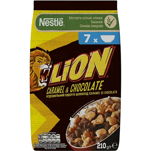Готовий сухий сніданок Lion 210 г
