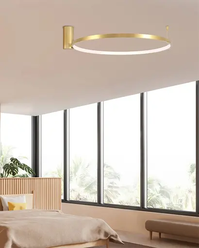 Люстра Goldlux 329141 Noemi LED 1x20W 4000K 2600Lm IP20 золота - фото 2