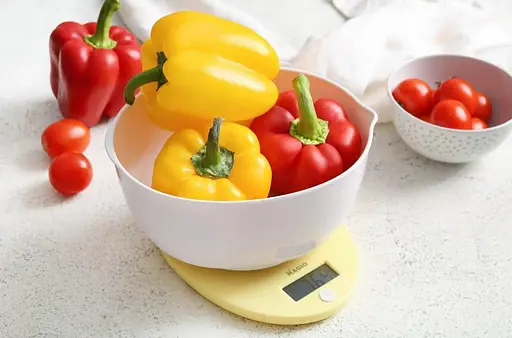 Весы кухонные электронные весы для взвешивания продуктов Magio MG-919 для дома с высокой чашей 5 кг. - фото 3