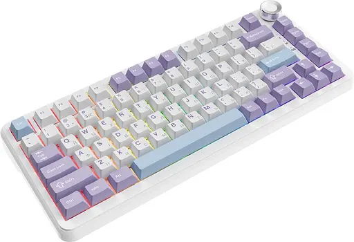 Клавіатура Ajazz AK820 MAX Magnetic Switches Purple/White/Blue (AK820MAX-WM-PWB) - фото 5