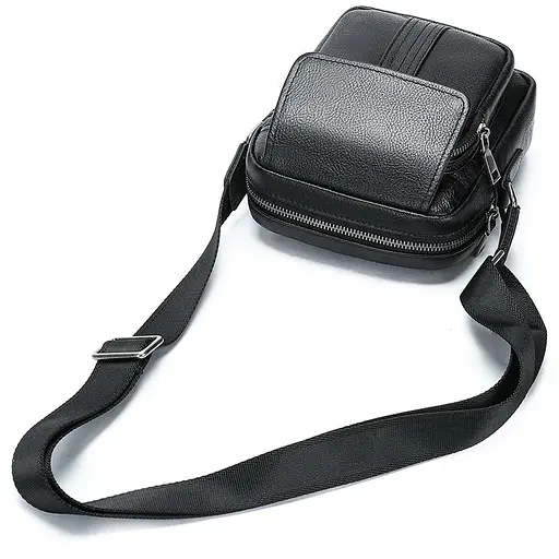 Чоловіча шкіряна сумка Vintage 16,5х20,5х5 см sum0012327 - фото 7