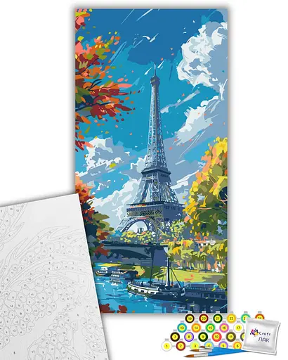 Набір для розпису ArtCraft Eiffel Tower 40 x 80 см (11571-AC) - фото 2