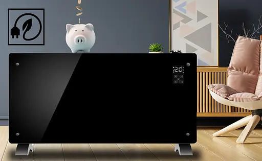 Конвекторний обігрівач Kidwell Thunder Modern 2в1 2000W Wi-Fi Black - фото 5