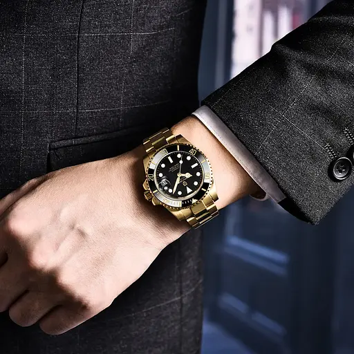 Чоловічий наручний годинник PD-1661 Gold-Black Pagani Design acs0031148 - фото 4