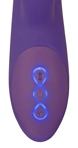 Вібратор-кролик Sweet Smile Thrusting Rotating 24.7 см фіолетовий - фото 5