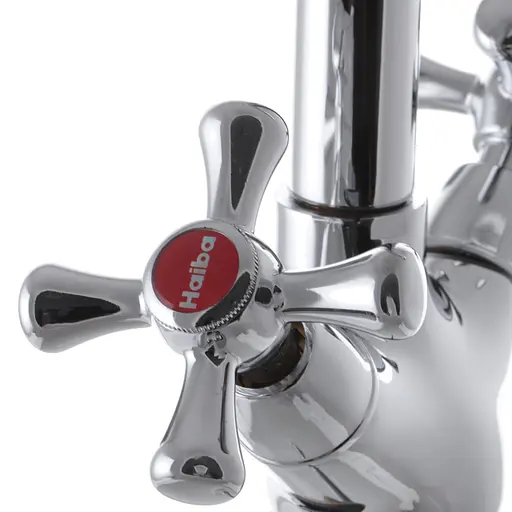 Змішувач для умивальника Haiba Smes 274 HB0377 Хром - фото 6