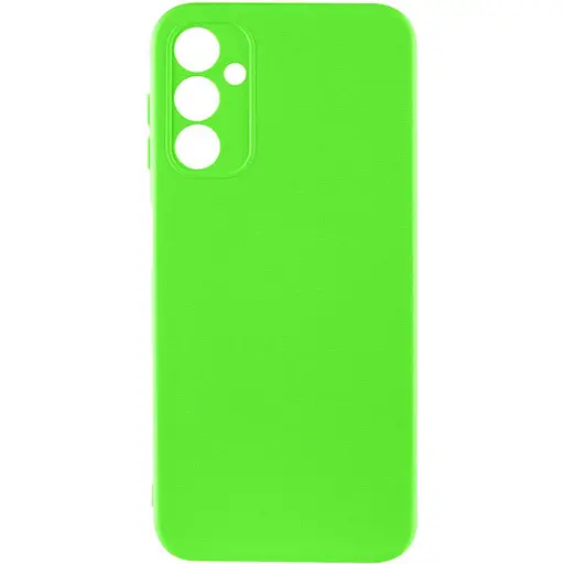 Чохол TPU Getman Liquid Silk Full Camera для Samsung Galaxy A05s Салатовий / Neon Green