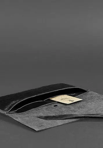 Кожаный тревел-кейс Voyager 1.2 черный Crazy Horse - фото 3