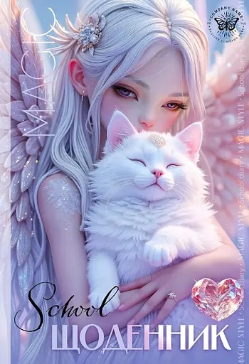 Щоденник, 55 г, 7БЦ, 165x240 мм, 40 аркушів, матова ламінація, гліттер, 25055