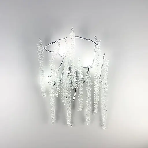 Бра в хромі з видовженими підвісами Line F W 101B/4 CH - фото 2