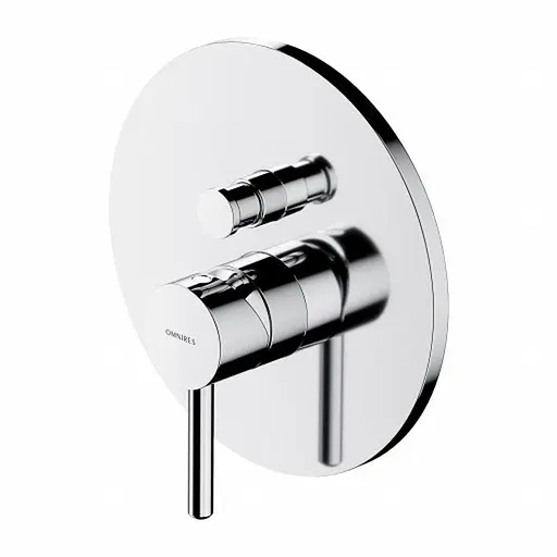 Смеситель скрытого монтажа для душа Omnires Y chrome (Y1235CR) - фото 1