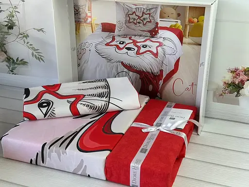 Постільна білизна Cat Ранфорс Romeo Home pbe0051246 - фото 2