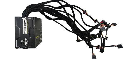 Блок питания XFX PRO 550W 80+ Bronze (XPS-550W-SEW) Б/У - фото 3