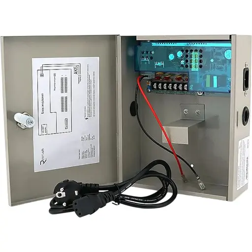 Импульсный источник бесперебойного питания Ritar DC12-3А UPS-P12/3/7 4СH (корпус металл) под АКБ 7-9А (230x186x72mm)