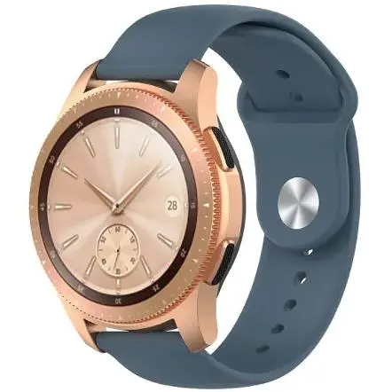 Ремешок DK CDK для Realme Watch S Pro (RMA186) 22mm Silicone Sport Band (011909) (azure blue) - фото 4