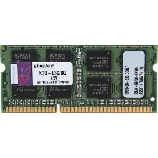 Оперативна пам'ять для ноутбука Kingston SO-DIMM DDR3 8GB 1600MHz PC3-12800 Б/В