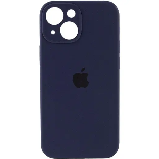 Чехол Epik Silicone Case Full Camera Protective AA для Apple iPhone 15, 6.1 Темно-синий/Midnight blue