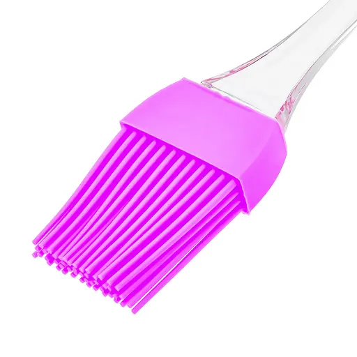 Кисточка кондитерская силиконовая для выпечки маленькая 17 см, Kitchen Master Фиолетовый 84749 - фото 10