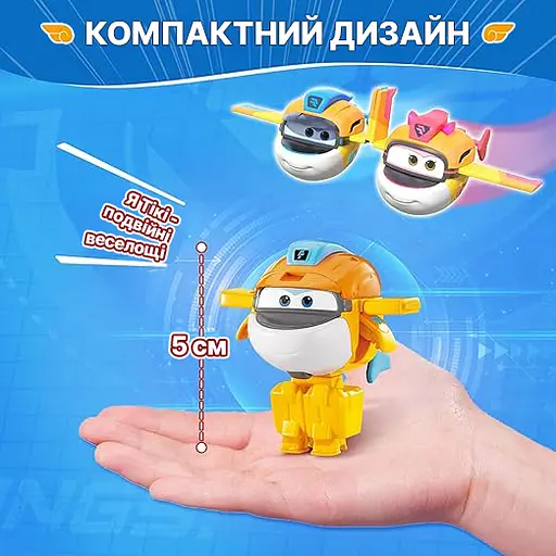 Ігрова фігурка-трансформер Super Wings Transform-a-Bots Такі (Taki) 5 см (YW780058) - фото 4