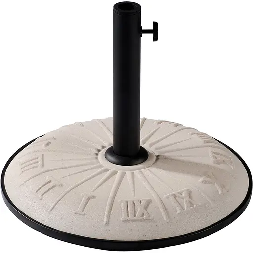 Подставка для зонта Time Eco TE-G1-15 круглая бетонная белая 15 кг