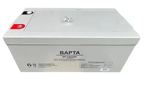 Аккумулятор гелевой резервный BAPTA BP-250AMP 250 А для солнечных станций лодок и резервного питания Белый - фото 2