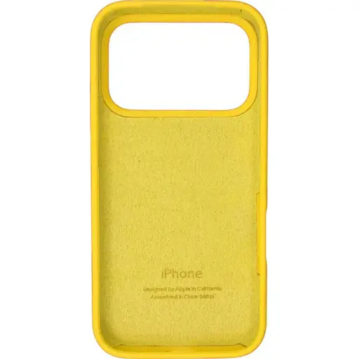Чехол Silicone Case для Apple iPhone 17 Pro Max Yellow AA [145113] - фото 2