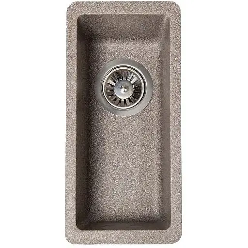 Гранітна кухонна мийка Romzha Mira U-160 Maro (801) під стільницю - фото 1