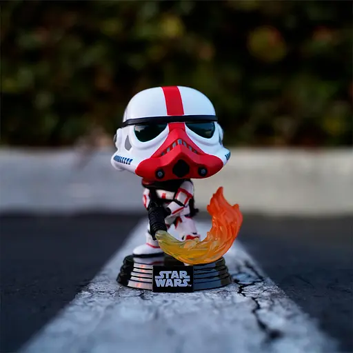 Игровая фигурка Funko Pop! Star Wars Mandalorian Штурмовик с огнеметом (45542) - фото 4