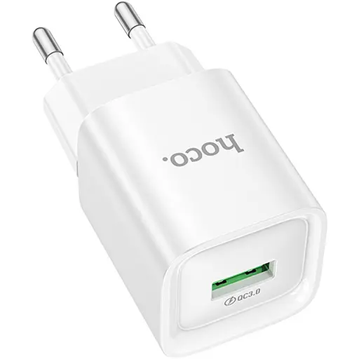 Сетевое зарядное устройство Hoco C145A 18W White [125443] - фото 3