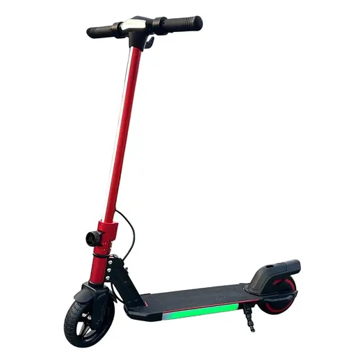 Детский электросамокат GIANT ES2 LED Max красный с LED-подсветкой (модель 2025 года) - фото 1