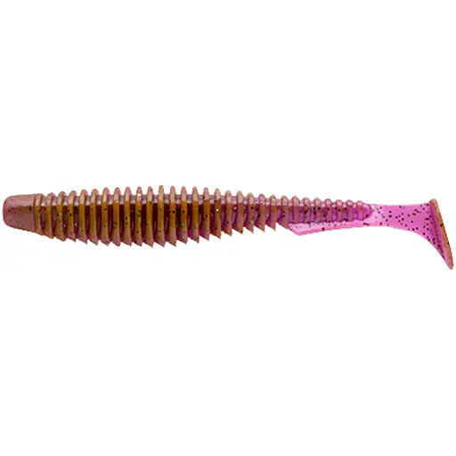 Силикон FishUP U-Shad 2.5" #016 - Lox/Green & Black (9 шт/уп)