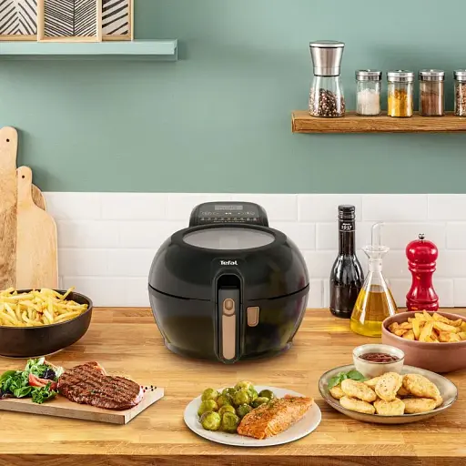 Аэрогриль Tefal ActiFry & Grill Genius 1500 Вт черно-золотой (FZ775810) - фото 7