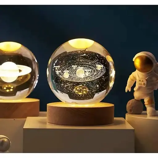 Світильник нічник 3D з LED підсвічуванням на тумбочку в спальню для дітей на подарунок - фото 3