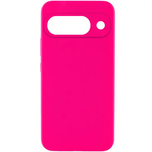Чохол Silicone Cover Lakshmi Full Camera (AAA) для Google Pixel 9 Рожевий / Barbie pink