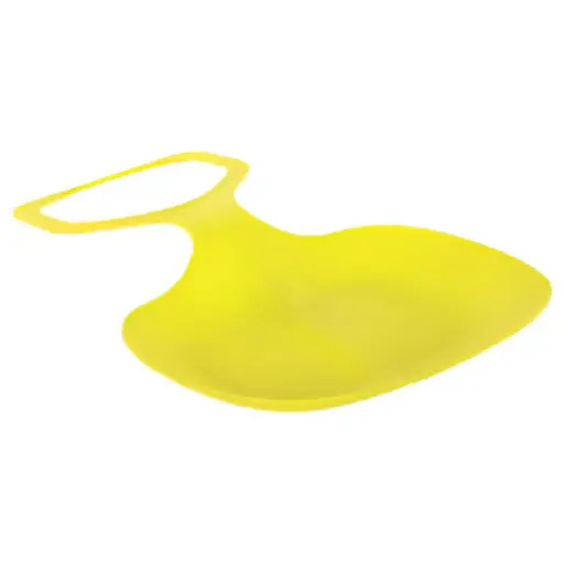 Детская ледянка MS 1714-2, з морозостойкого пластика, желтый