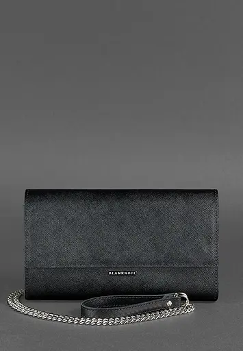 Жіноча шкіряна сумка-трансформер чорна Blackwood - фото 3