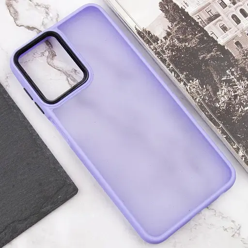 Чохол Epik TPU+PC Lyon Frosted для Oppo A3 4G/A3x 4G/ A40m Purple - фото 4
