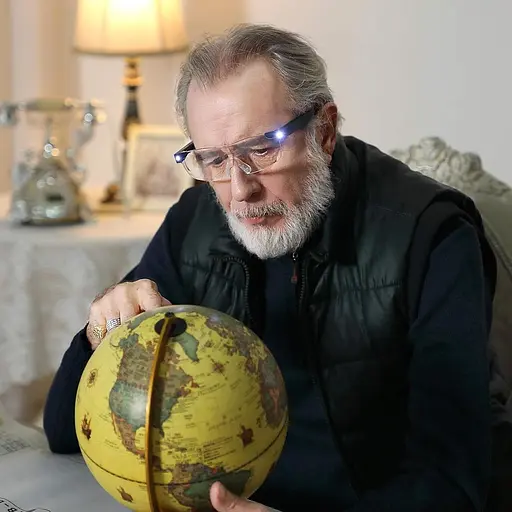 Збільшувальні окуляри SKYWAY з підсвічуванням, 160% світлодіодне підсвічування зі збільшувальним склом - фото 7