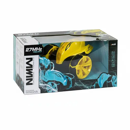 Трюковая машина-перевертыш на радиоуправлении 5588-612-01, 360°, подсветка, аккумулятор 4.8V, синяя - фото 2